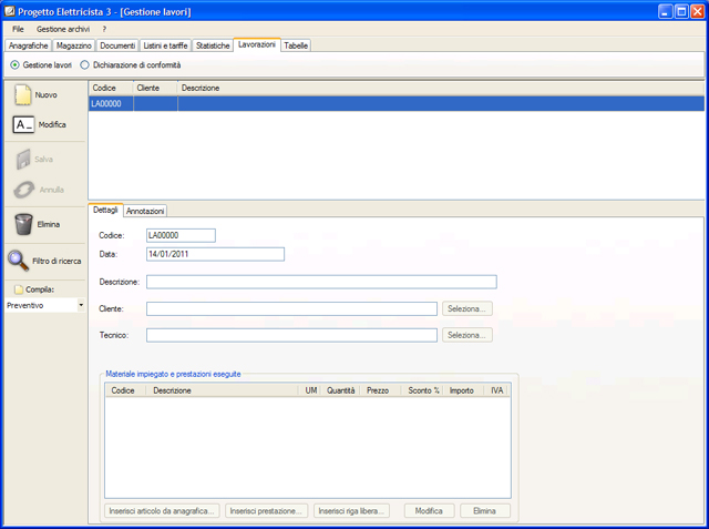 FINSON PROGETTO ELETTRICISTA 3 PER WINDOWS - schermata 1