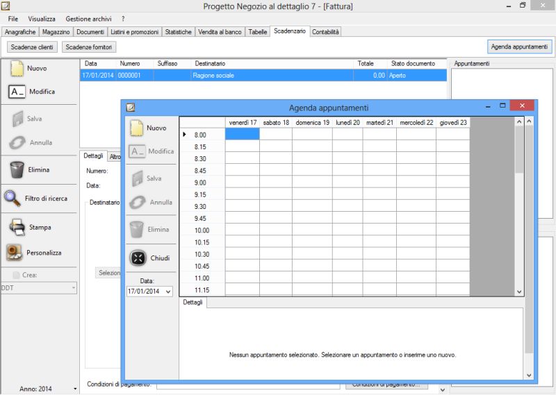 FINSON PROGETTO NEGOZIO AL DETTAGLIO 7 PER WINDOWS - schermata 2