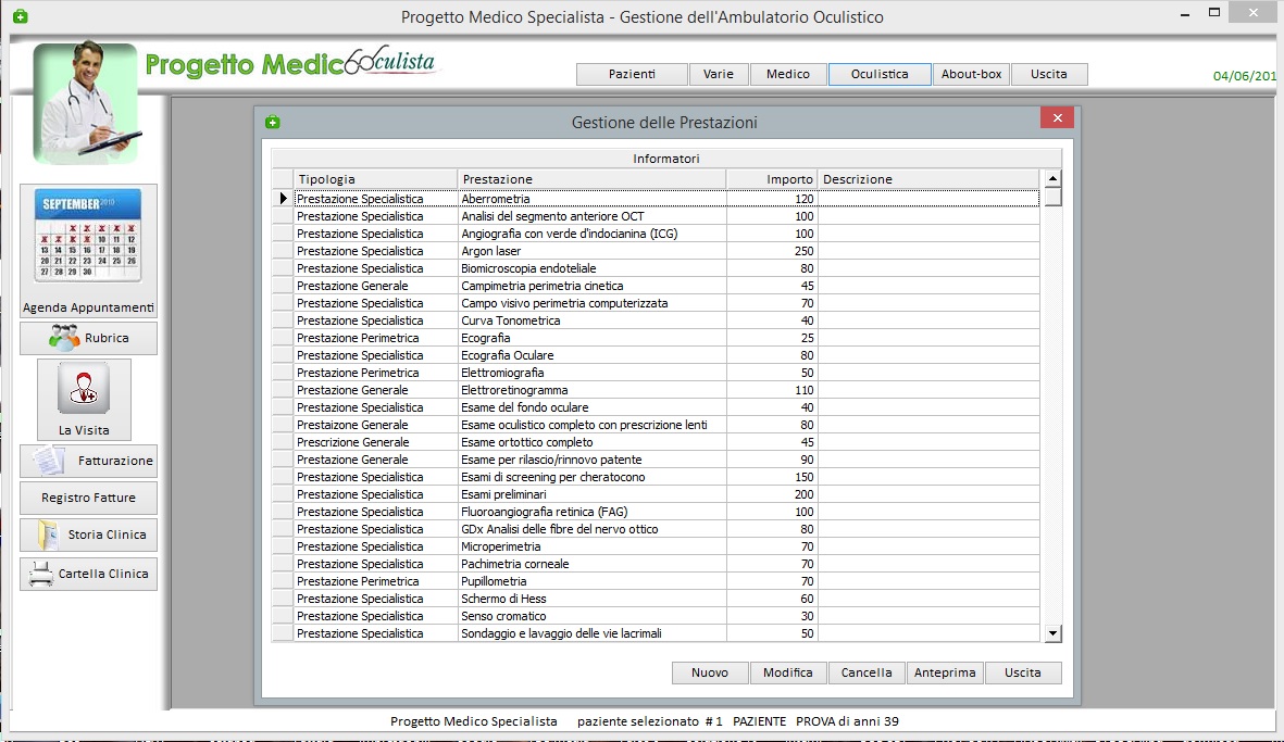 FINSON PROGETTO MEDICO OCULISTA - schermata 2