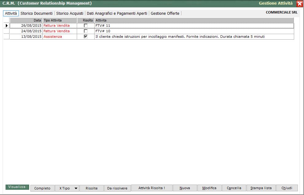 FINSON SOLUZIONE FATTURA 11 PER WINDOWS - schermata 2