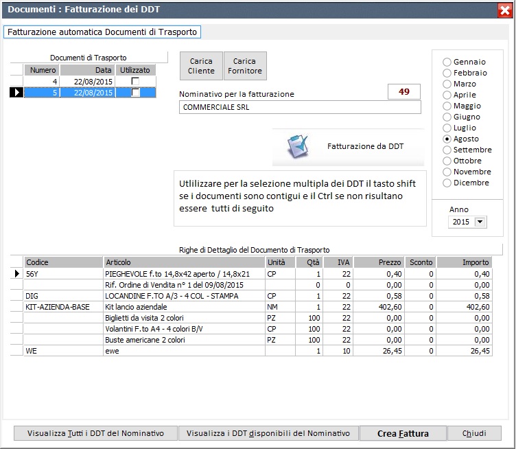 FINSON PROGETTO IMPRESA 11 PER WINDOWS - schermata 1