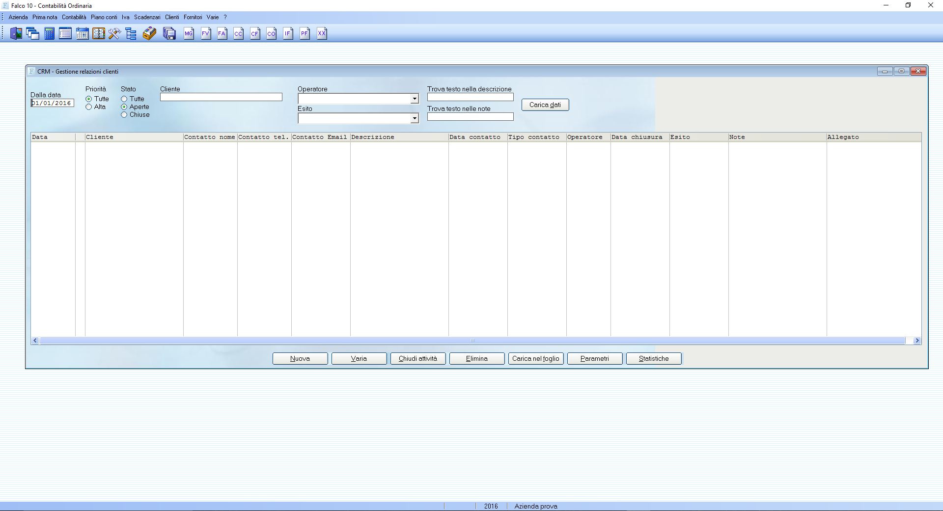 FINSON FALCO 10 CONTABILITA' ORDINARIA PER WINDOWS - schermata 2