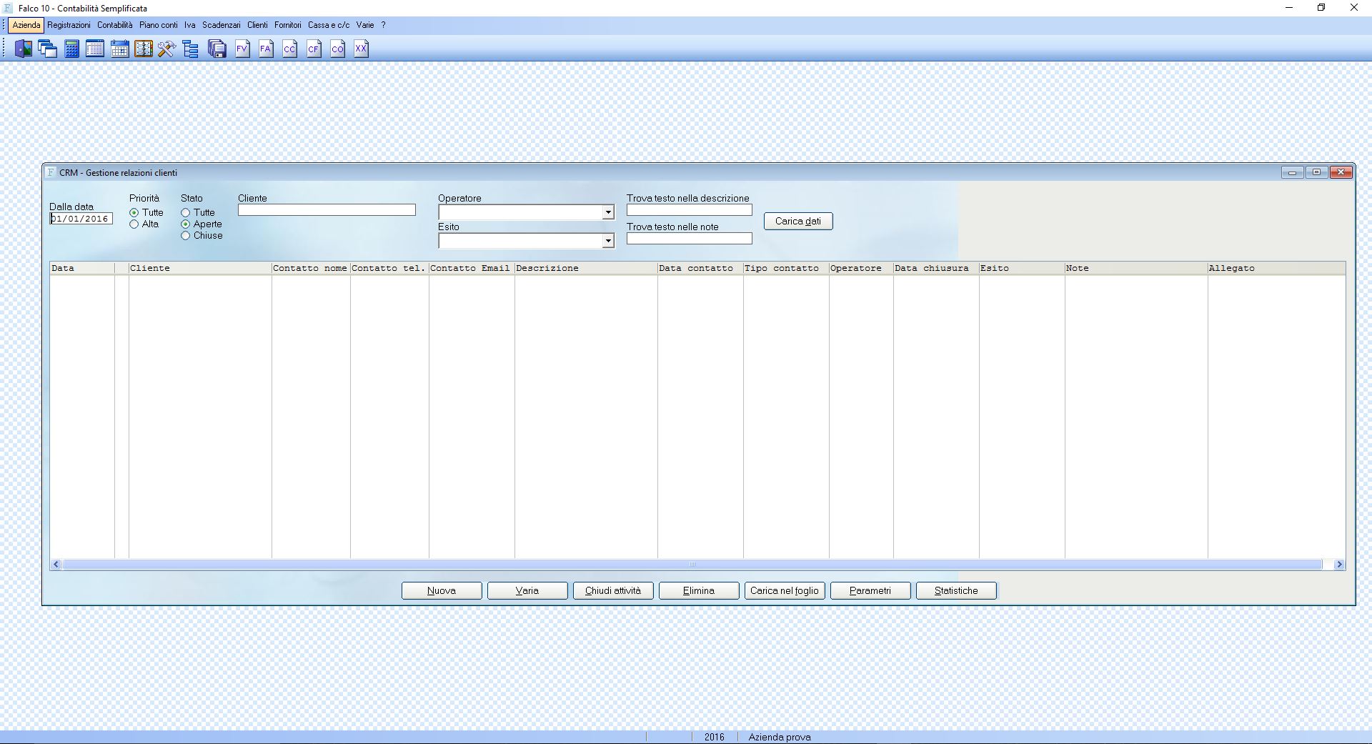 FINSON FALCO 10 CONTABILITA' SEMPLIFICATA PER WINDOWS - schermata 2