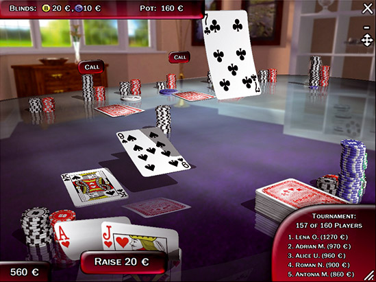CAMPIONE DI POKER TEXAS HOLD'EM - schermata 1
